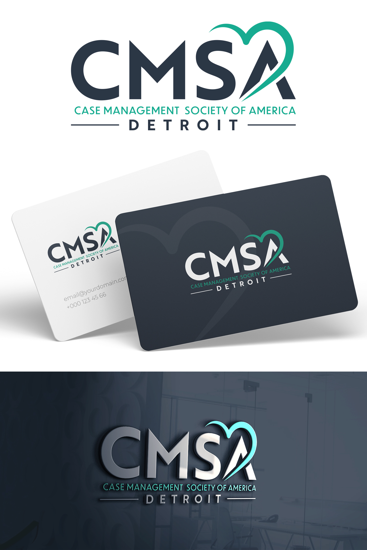 Logo Design by Modeform for CMSA Detroit | Design #28804290