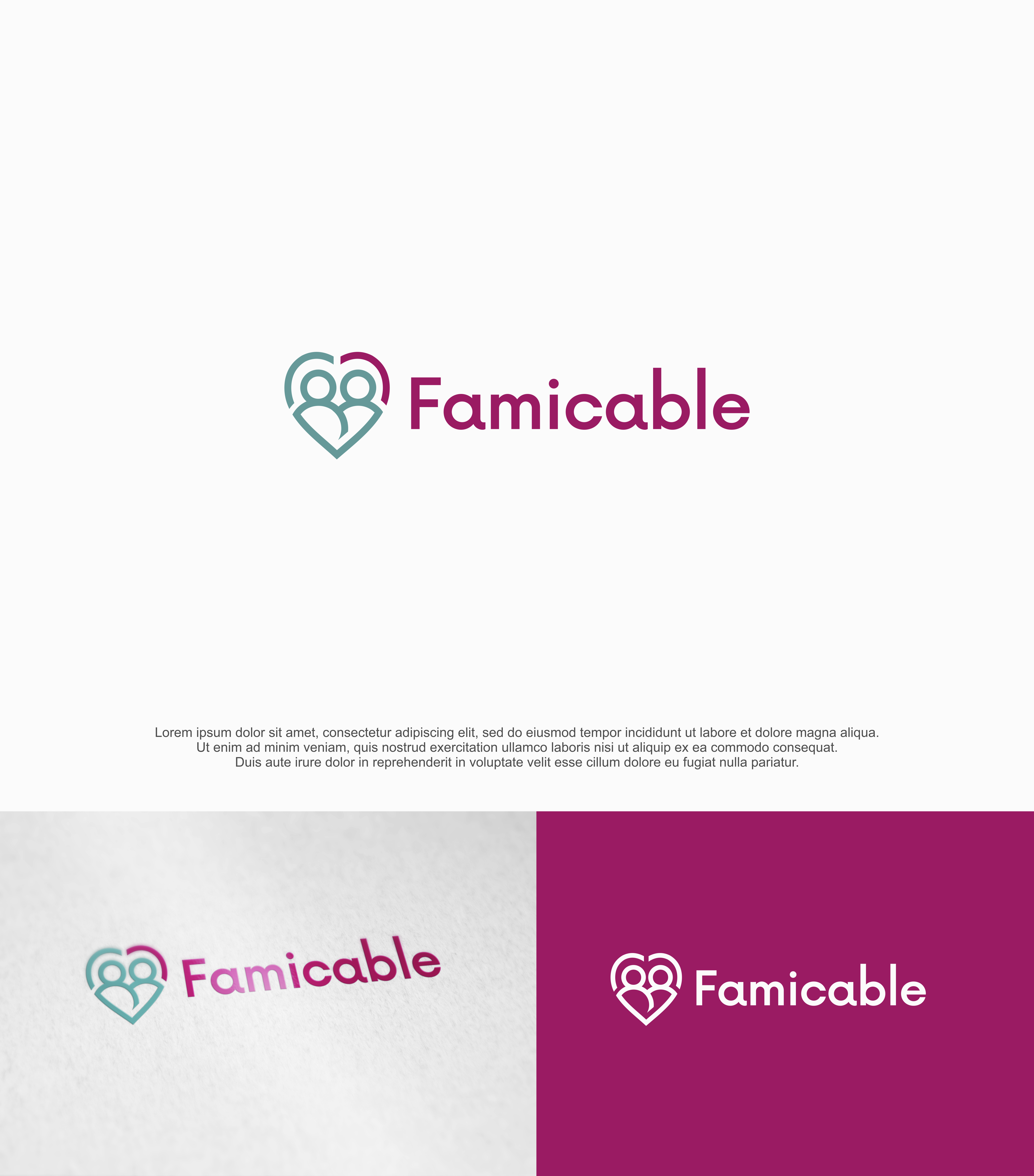 Logo Design by R!CKY for Famicable Ltd. | Design #28835898