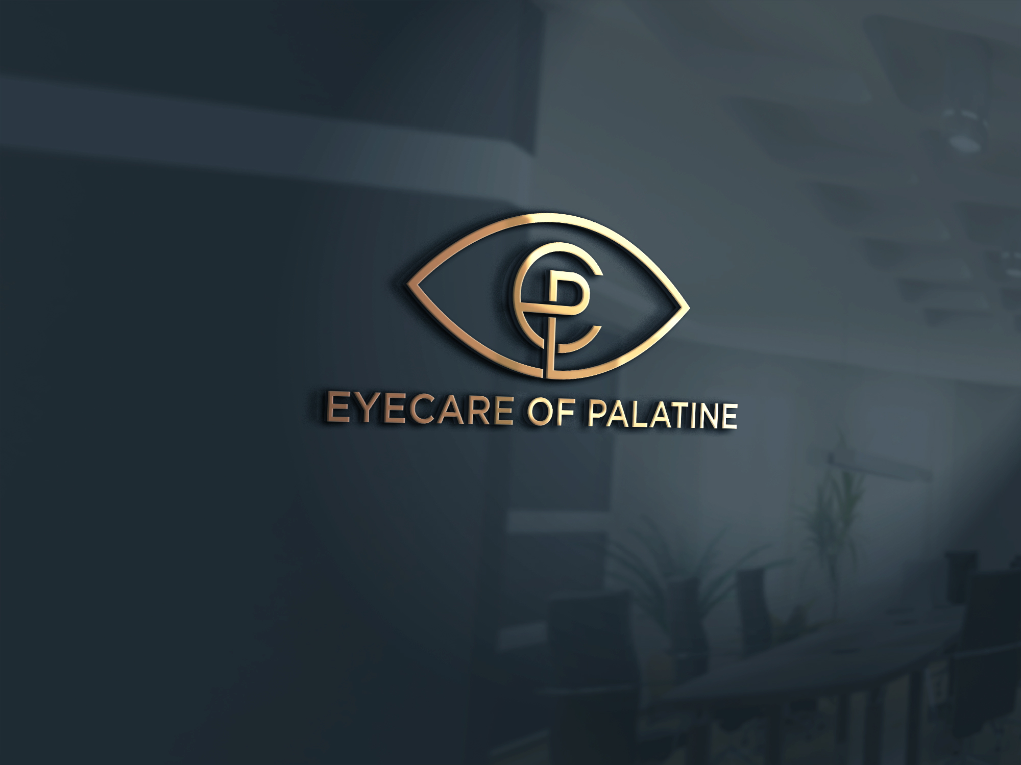 Diseño de Logo por FireflyArt para Eyecare of Palatine  | Diseño #28823536