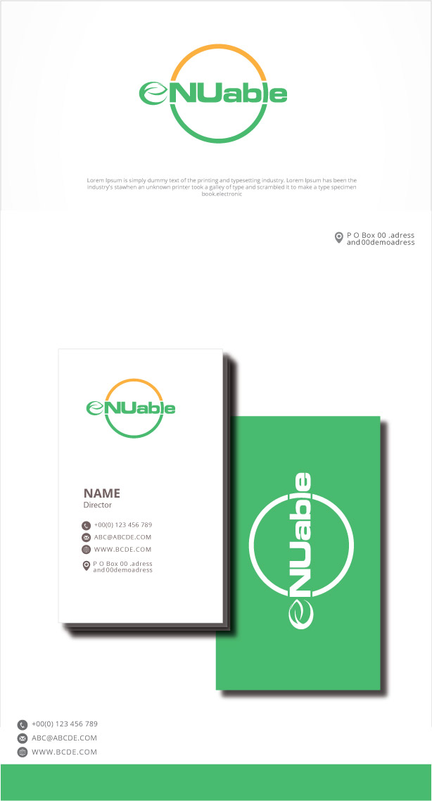 Logo Design by graphicevolution for eNUABLE | Design #28806819