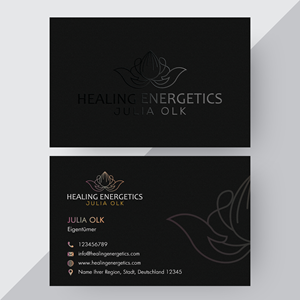 Business Card Design by Sarah Haroon for this project | Design: #28812193