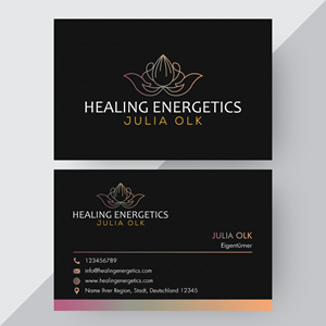 Business Card Design by Sarah Haroon for this project | Design: #28812199