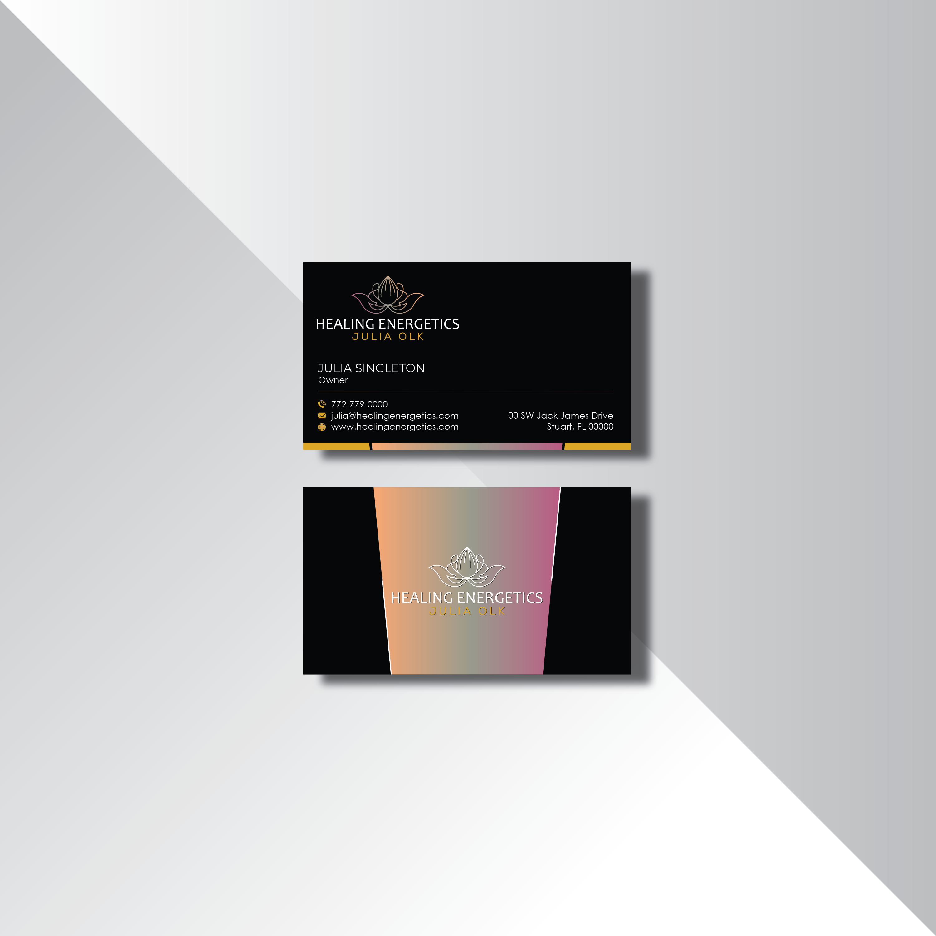 Business Card Design by Verified artistry (Design garden) for this project | Design #28818397