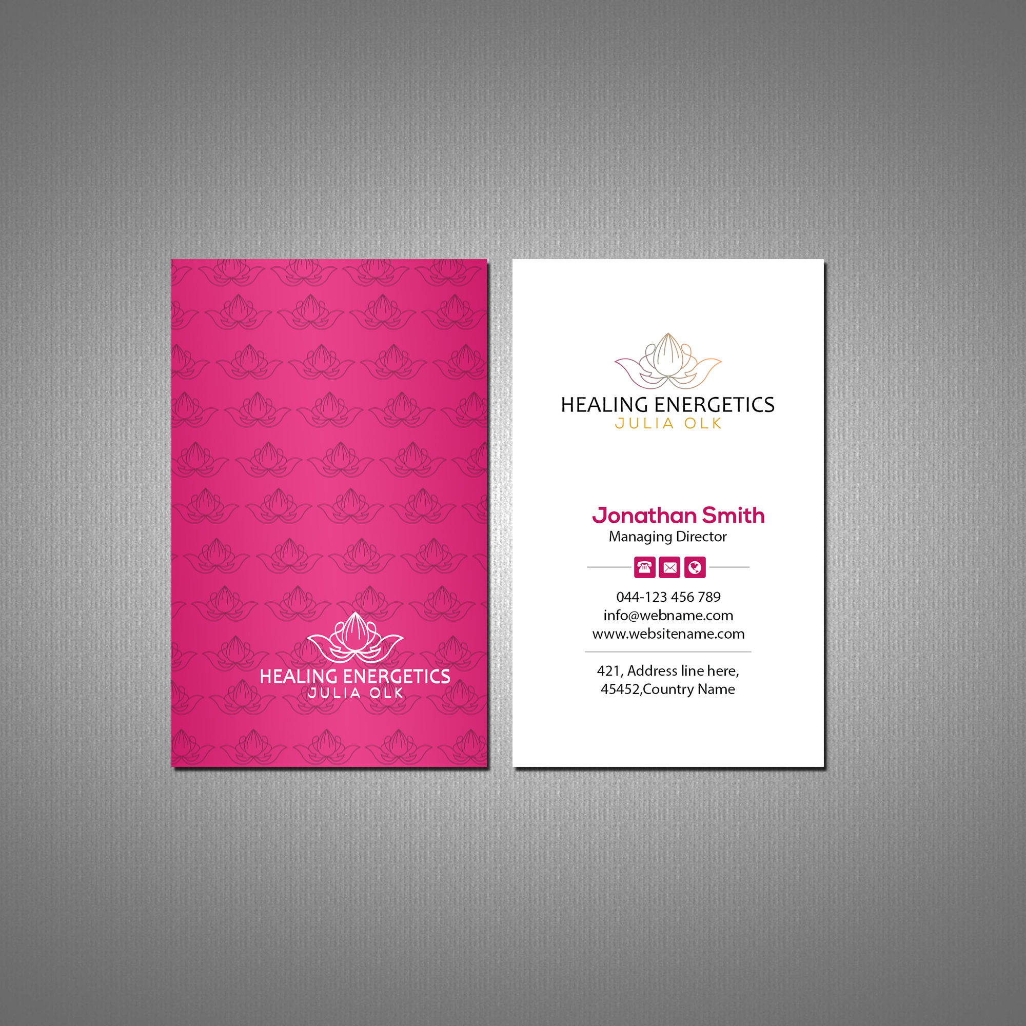 Business Card Design by Creations Box 2015 for this project | Design #28816482
