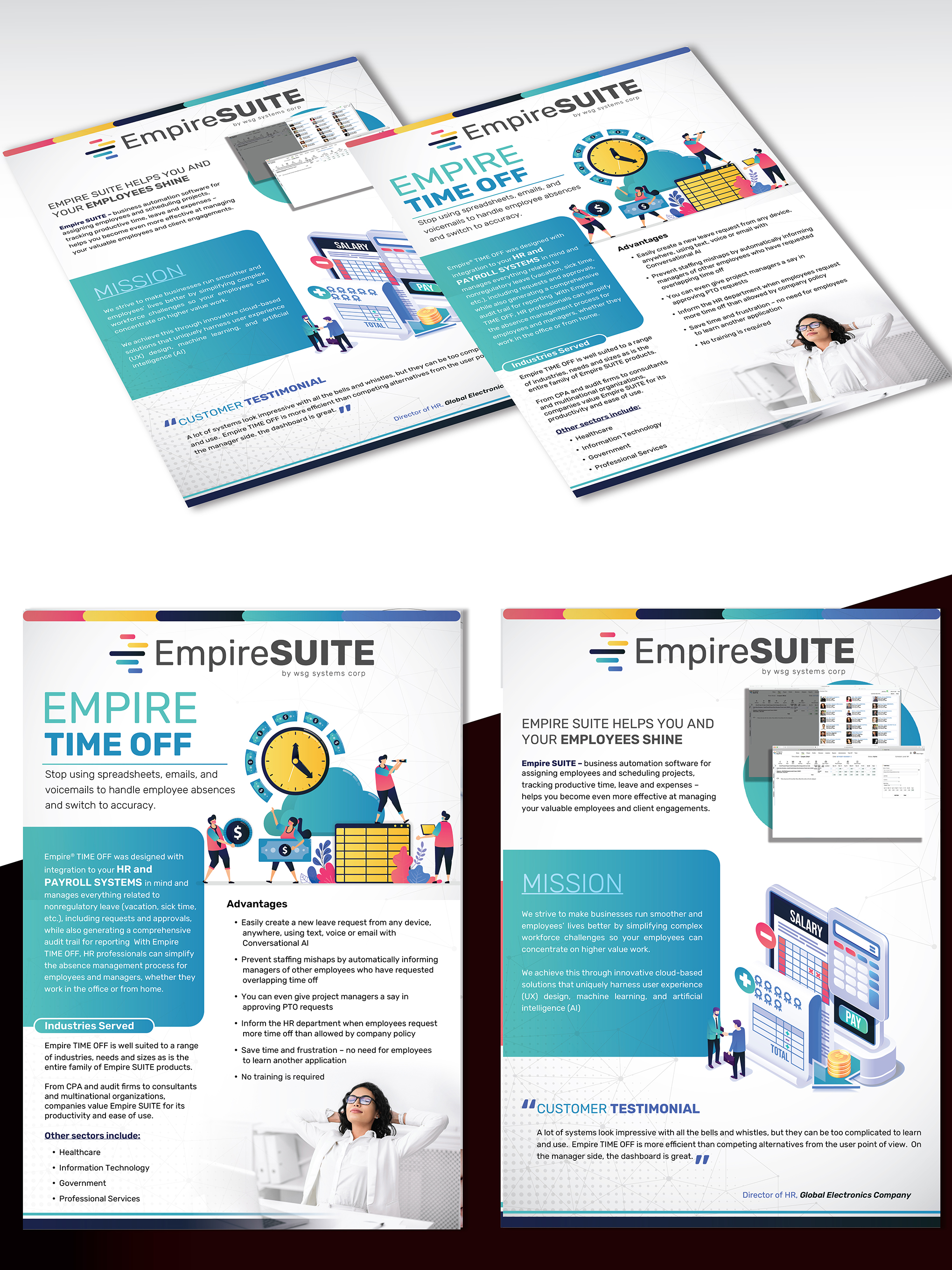 Flyer Design by creativemood438 for WSG Systems Corp. | Design #28814166
