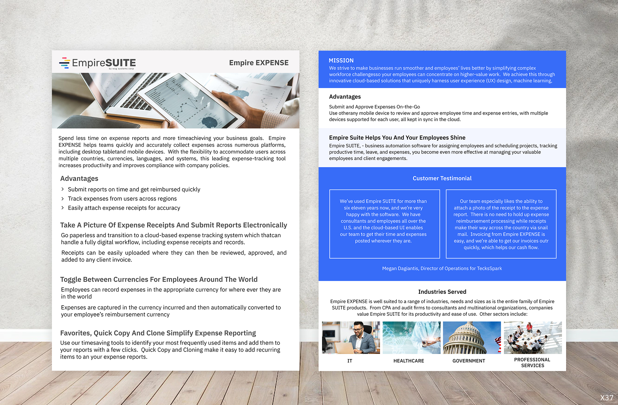 Flyer Design by pb for WSG Systems Corp. | Design #28819930