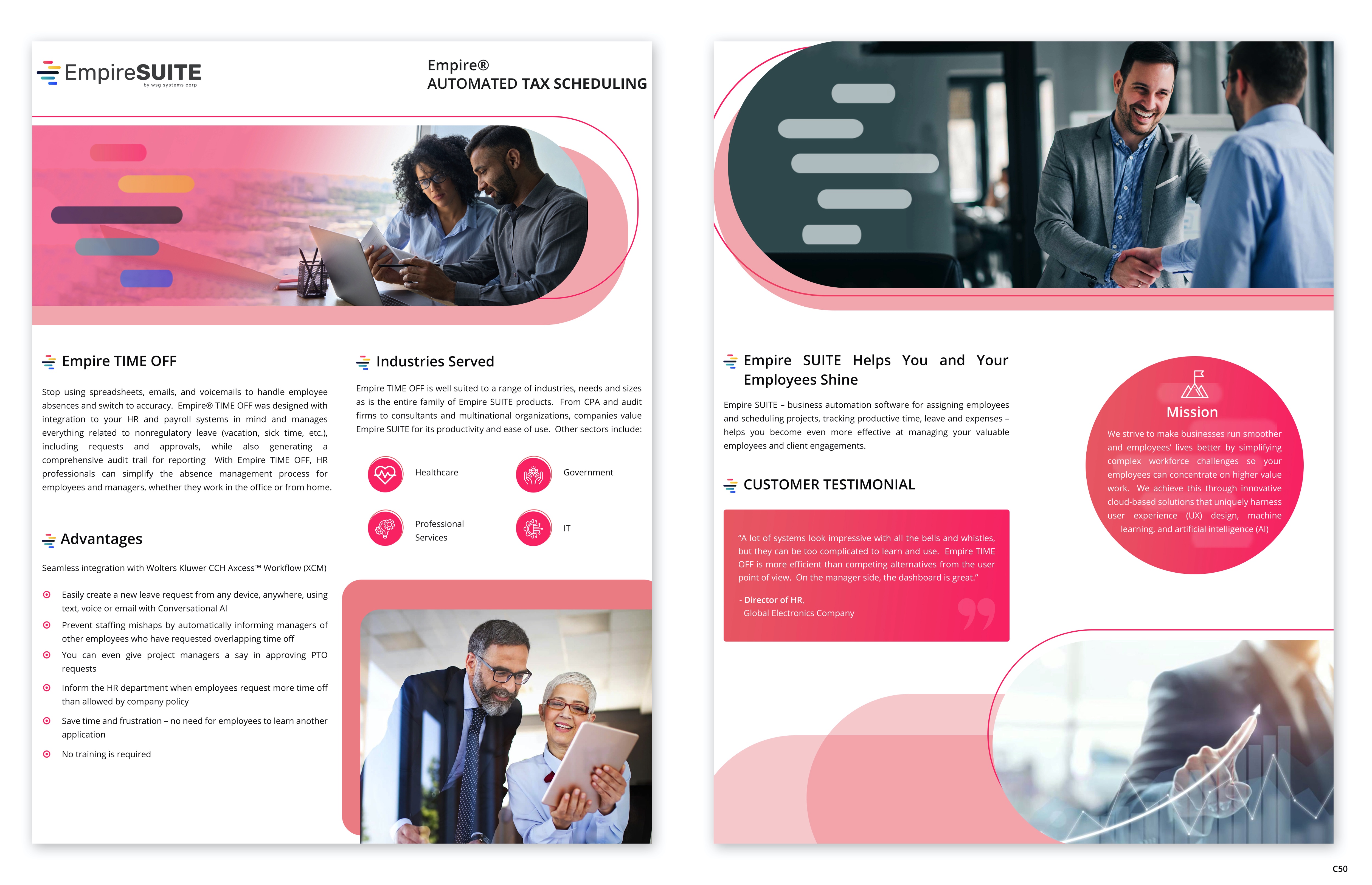 Flyer Design by pb for WSG Systems Corp. | Design #28819942