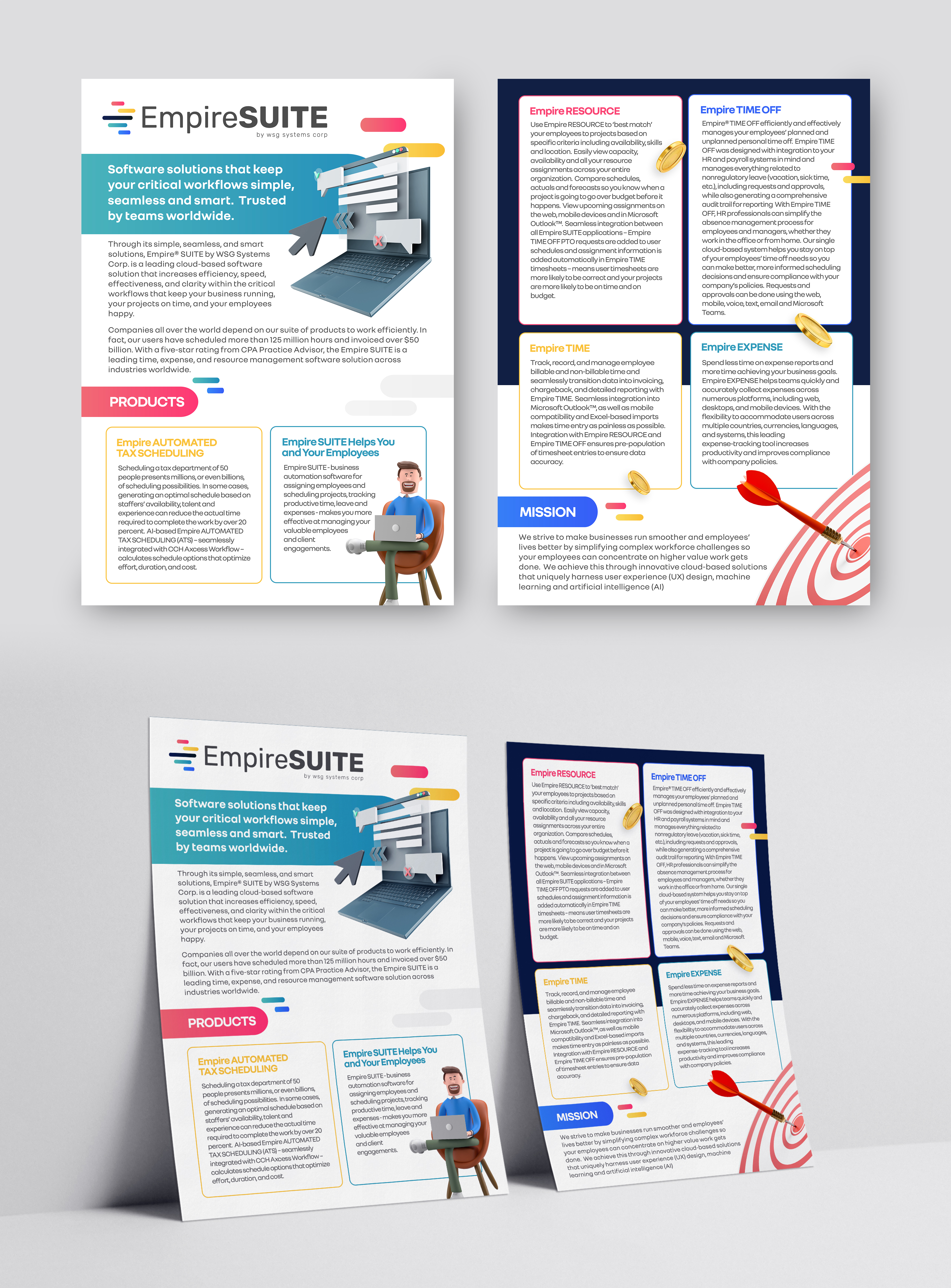 Flyer Design by Graphic Guy for WSG Systems Corp. | Design #28819548