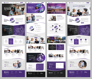Web Design par Blue Sparrow pour Business Acquisitions Group | Design : #28900676