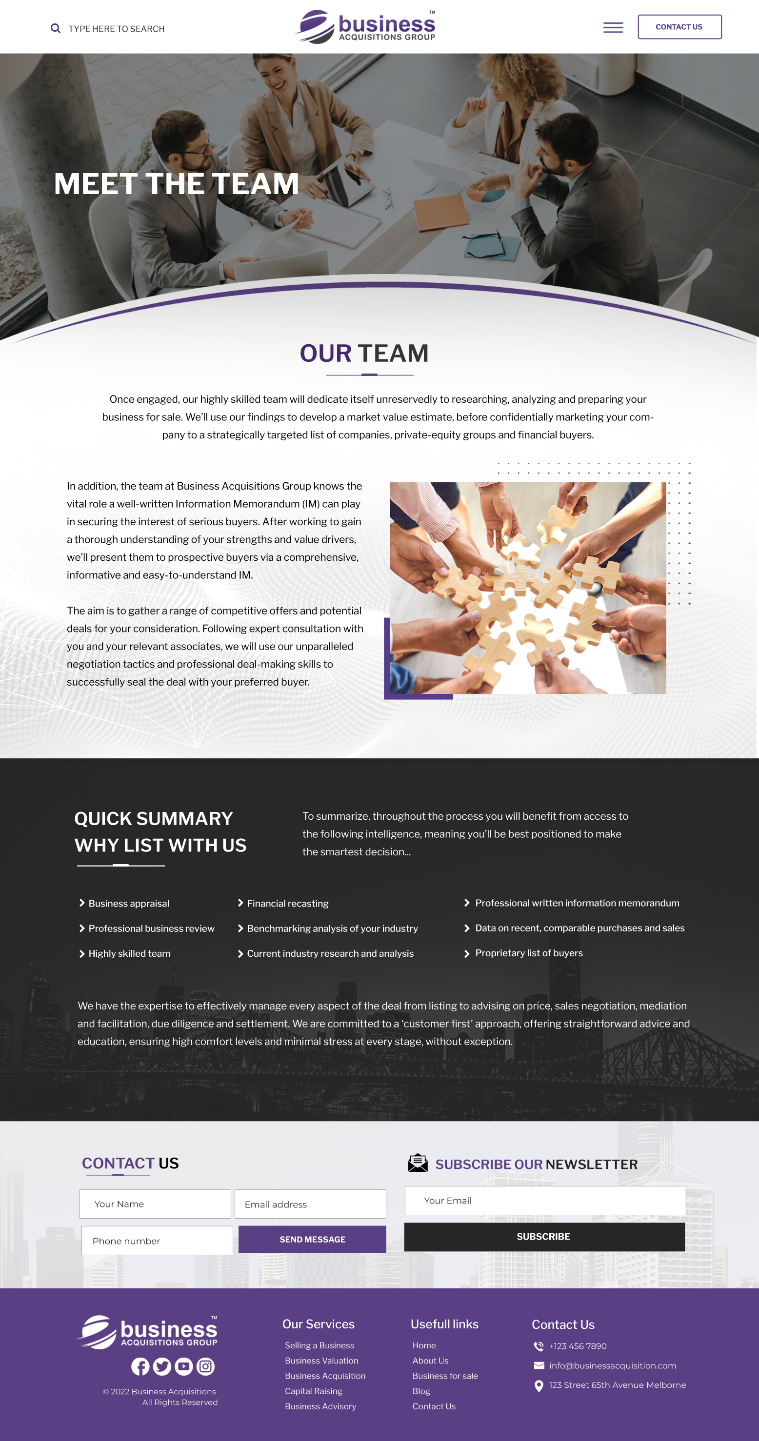 Web Design by Blue Sparrow for Business Acquisitions Group | Design #29775676