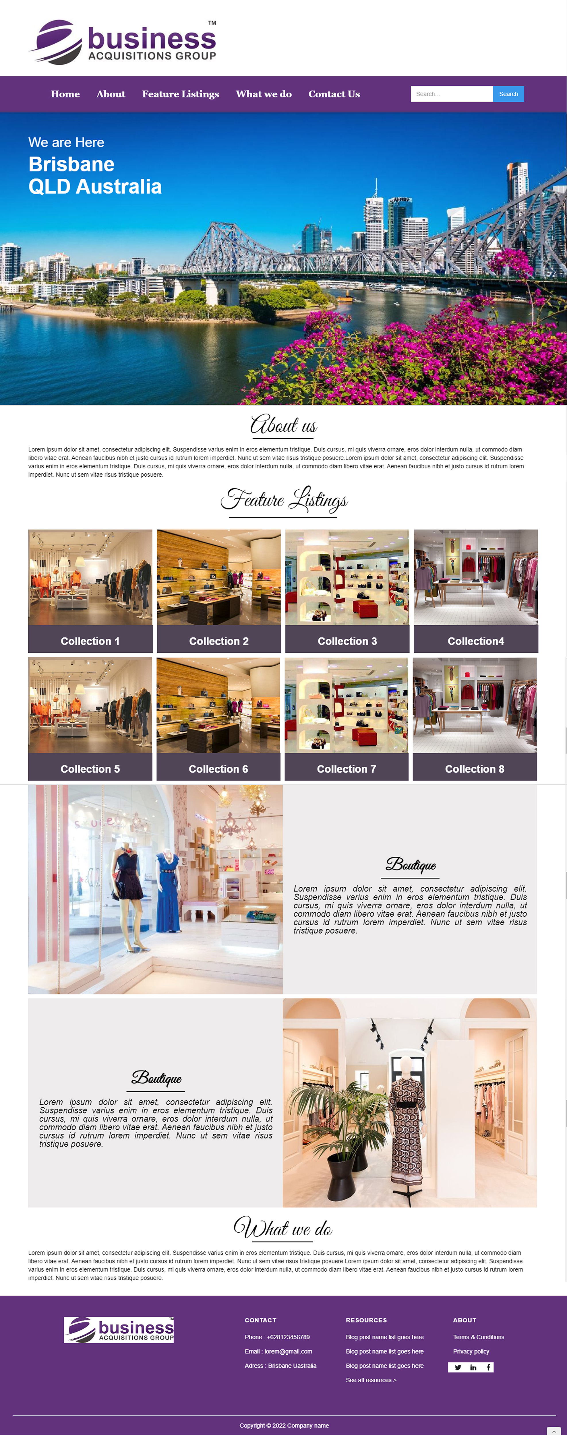 Web Design by Putra Makarin for Business Acquisitions Group | Design #28821333