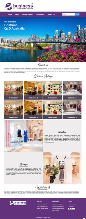 Web Design by Putra Makarin for Business Acquisitions Group | Design: #28821333