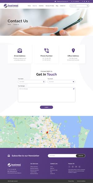 Web Design by Ruwa89 for Business Acquisitions Group | Design: #28870486