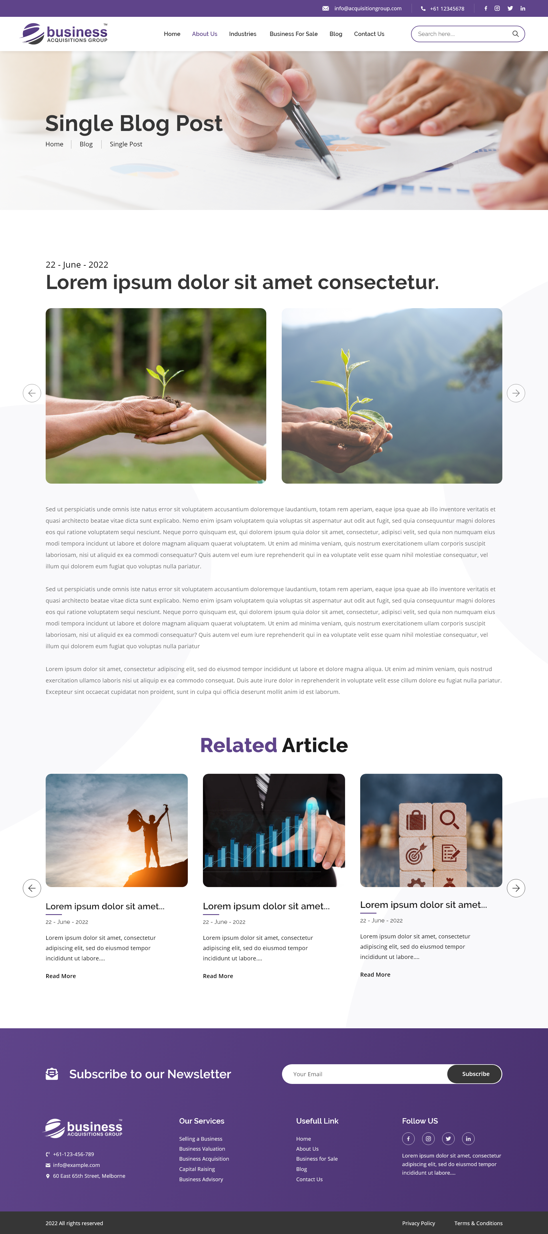 Diseño Web por Ruwa89 para Business Acquisitions Group | Diseño #28870489
