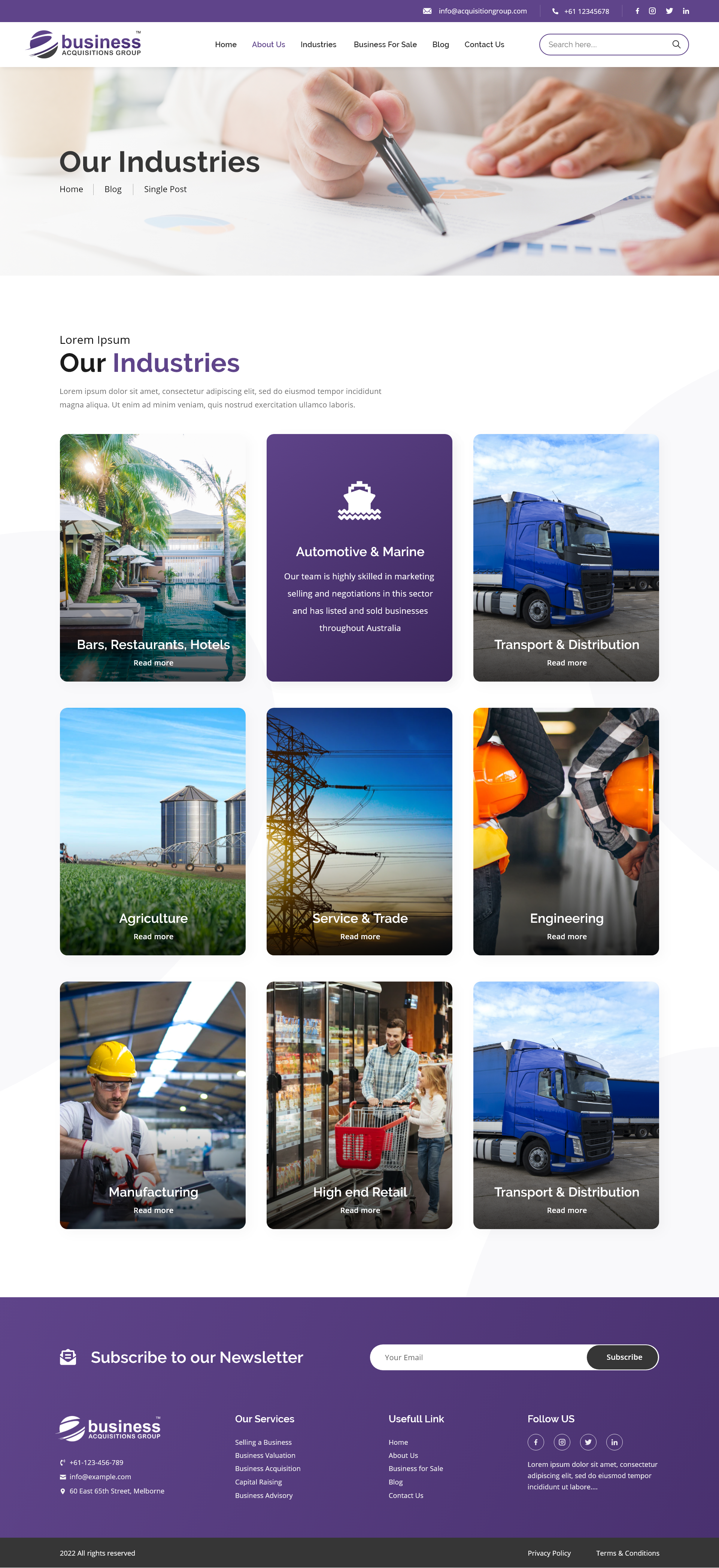 Web-Design von Ruwa89 für Business Acquisitions Group | Design #28870490