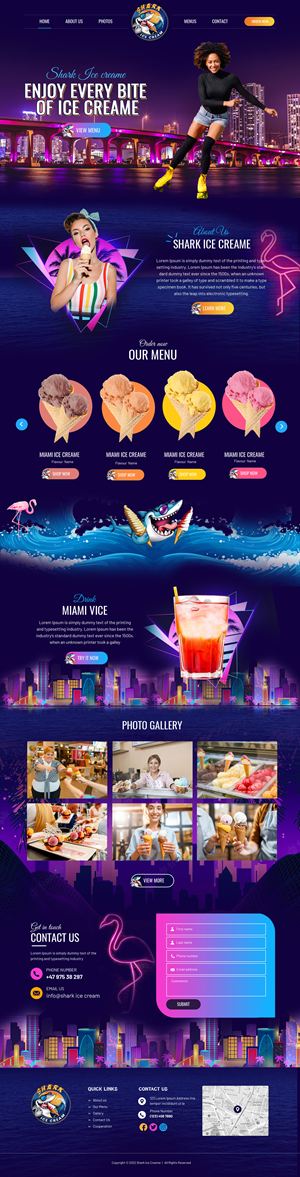 Web Design by Blue Sparrow for this project | Design: #28864396