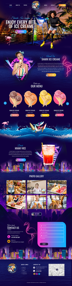 Web Design by Blue Sparrow for this project | Design: #28864397