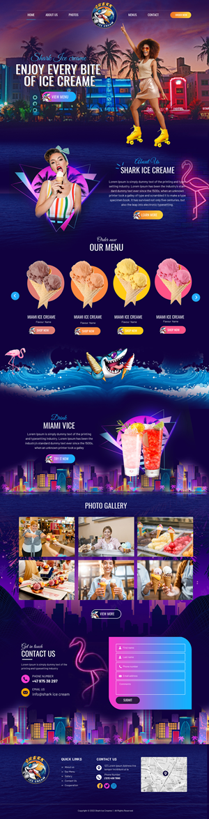 Web Design by Blue Sparrow for this project | Design: #28864398