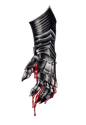 Bleeding Gauntlet Tattoo | Design de Tatouage par Jezzus