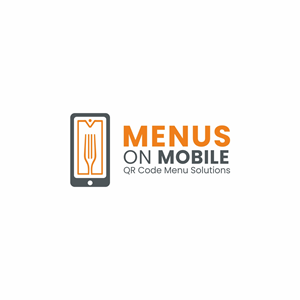 MENUS ON MOBILE is the brand, QR Code Menu Solutions would be a  sub tag line  | Logo Design by Regh Element
