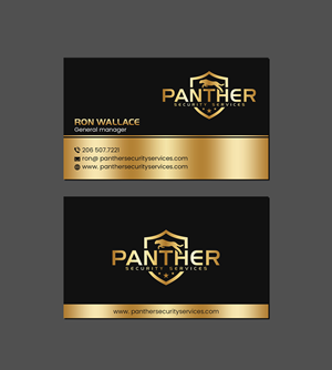 Panther security business card | Visitenkarten-Design von Creations Box 2015
