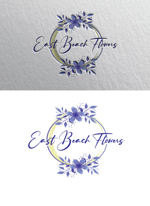 Logo Design by LogoPoko for East Beach Flowers  | Design #28823413