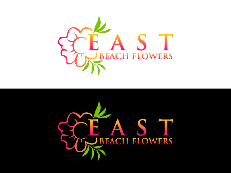 Logo Design by smdesign3 for East Beach Flowers  | Design #28821921
