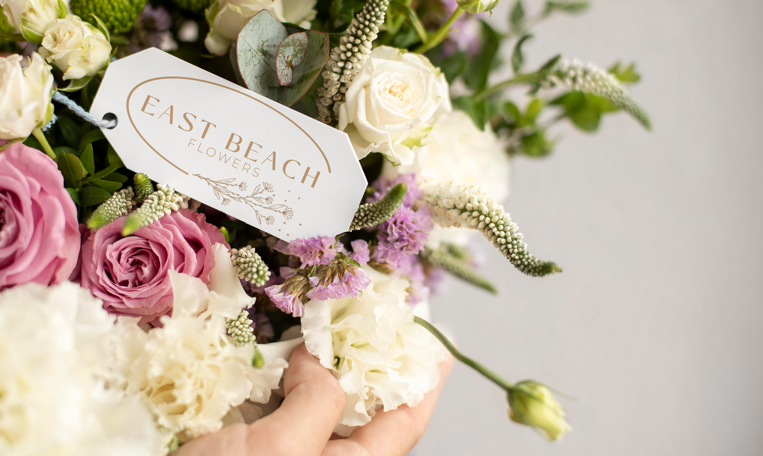 Logo-Design von miloje1207 für East Beach Flowers  | Design #28828619