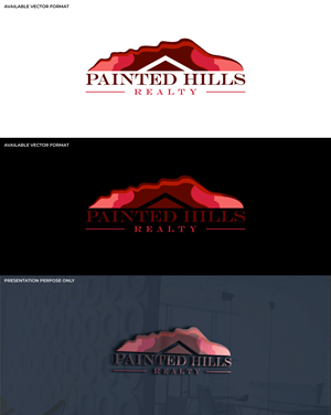 Logo Design by RS_Design for Painted Hills Realty  | Design: #28819131