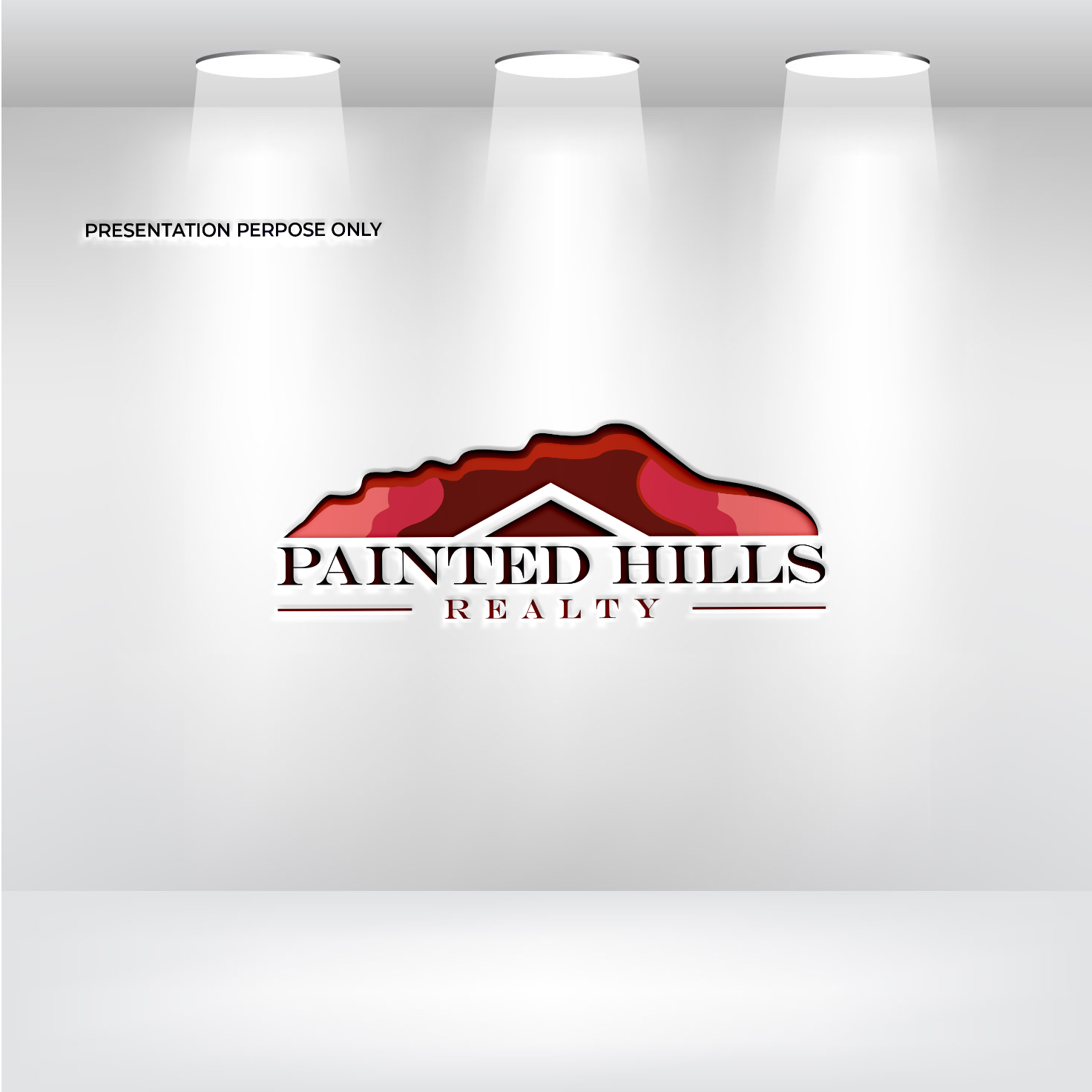Logo Design by RS_Design for Painted Hills Realty  | Design #28819132