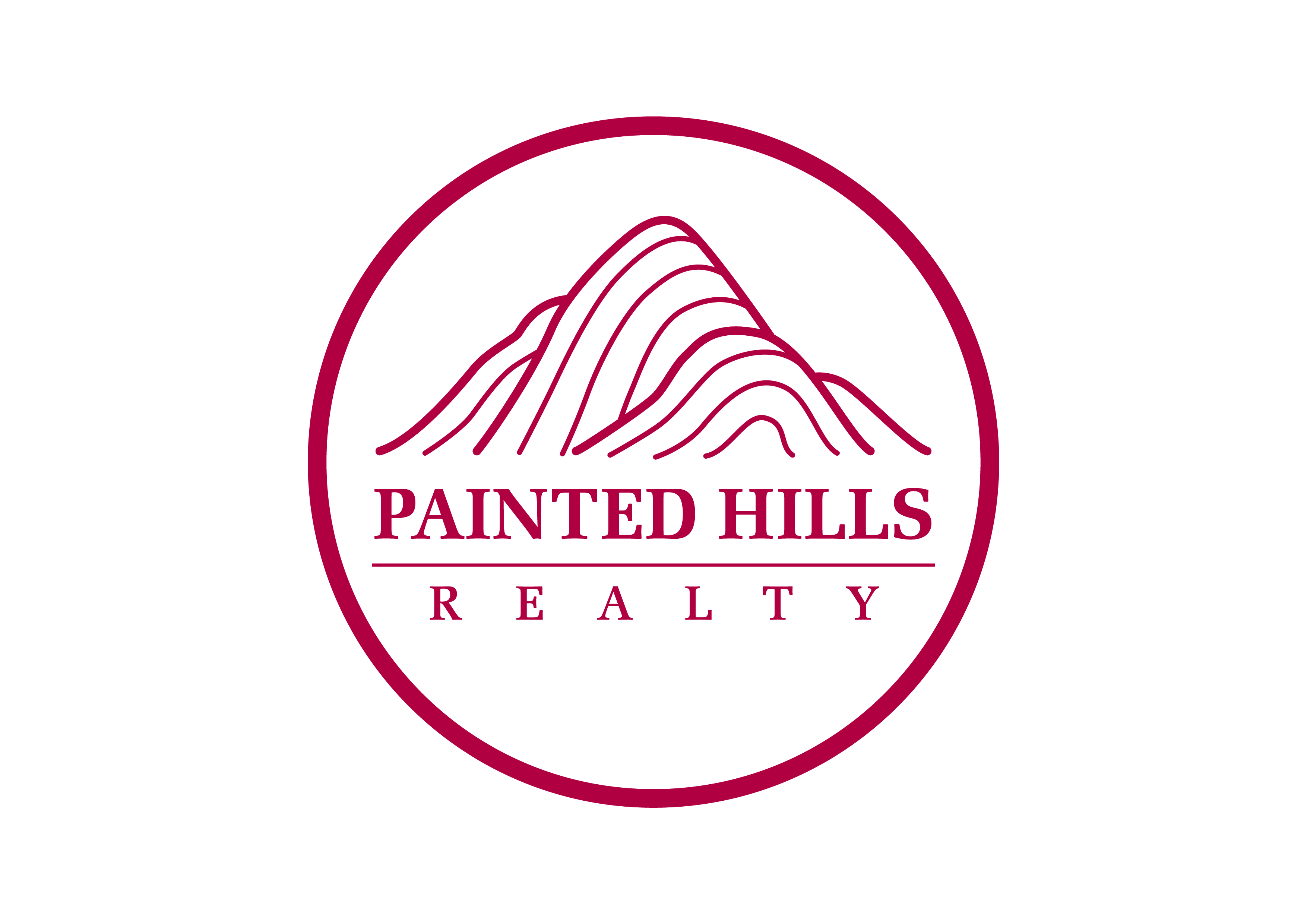 Logo Design by MarkoE for Painted Hills Realty  | Design #28837400