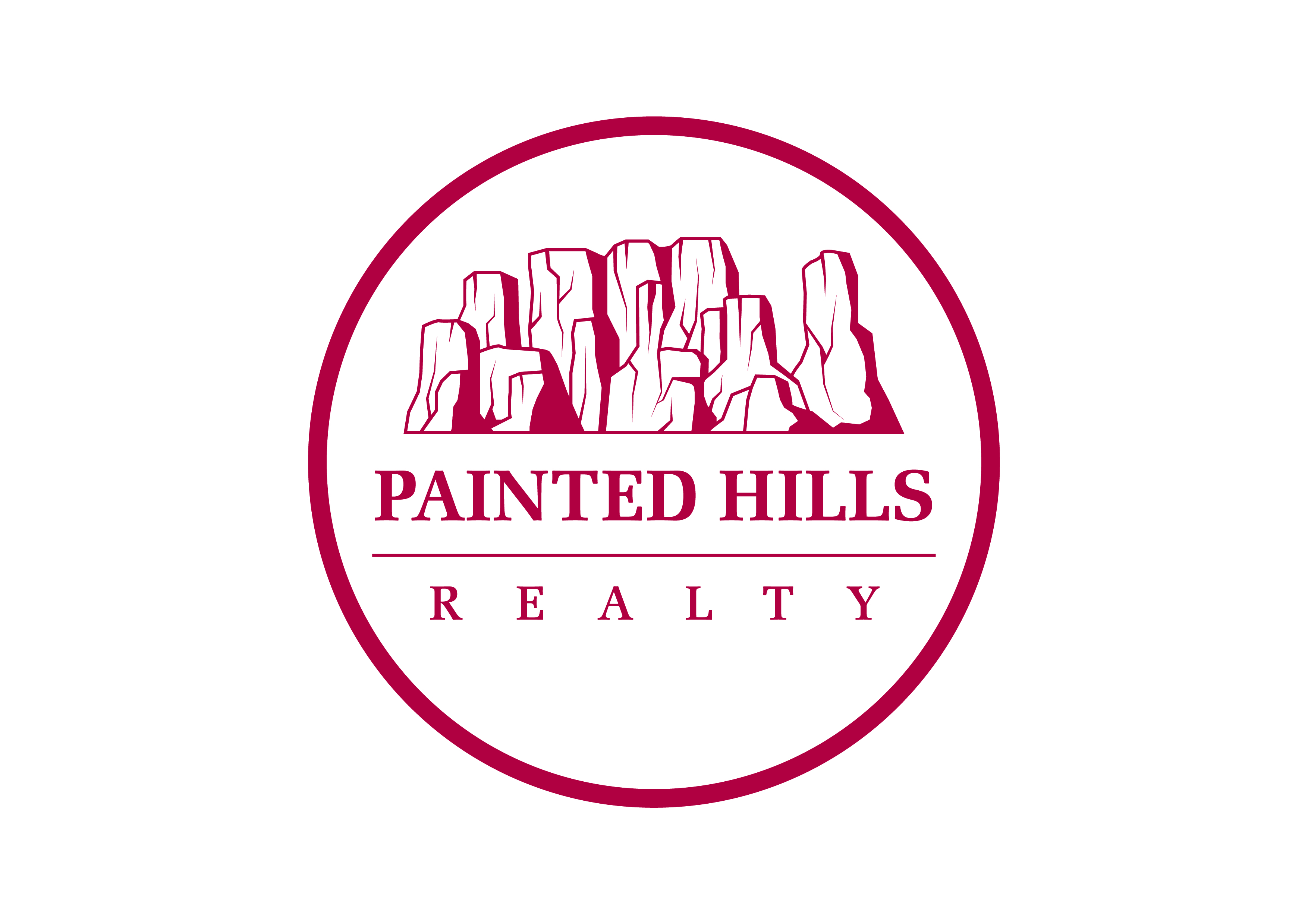 Logo Design by MarkoE for Painted Hills Realty  | Design #28840712