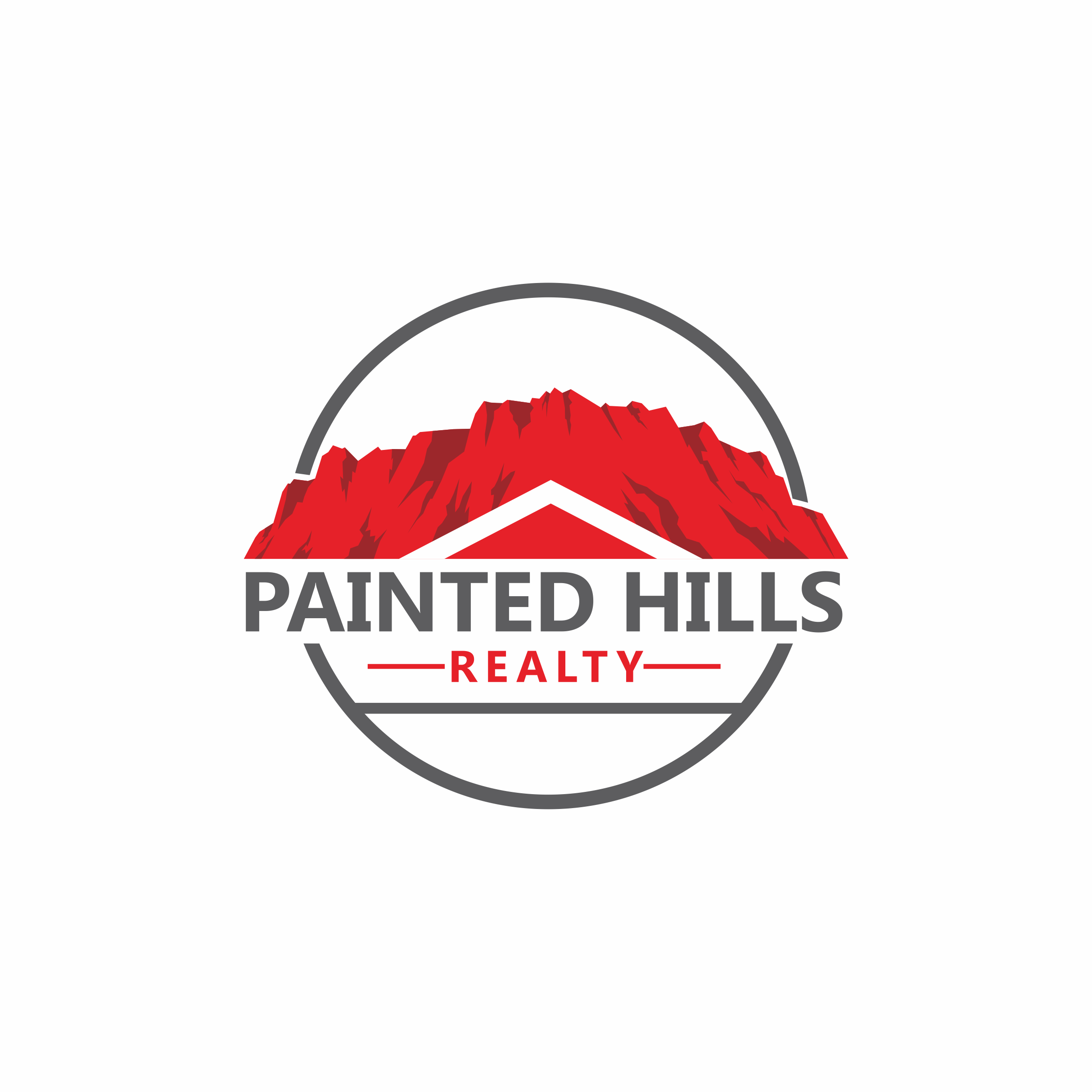 Logo Design by gheztnation for Painted Hills Realty  | Design #28837217