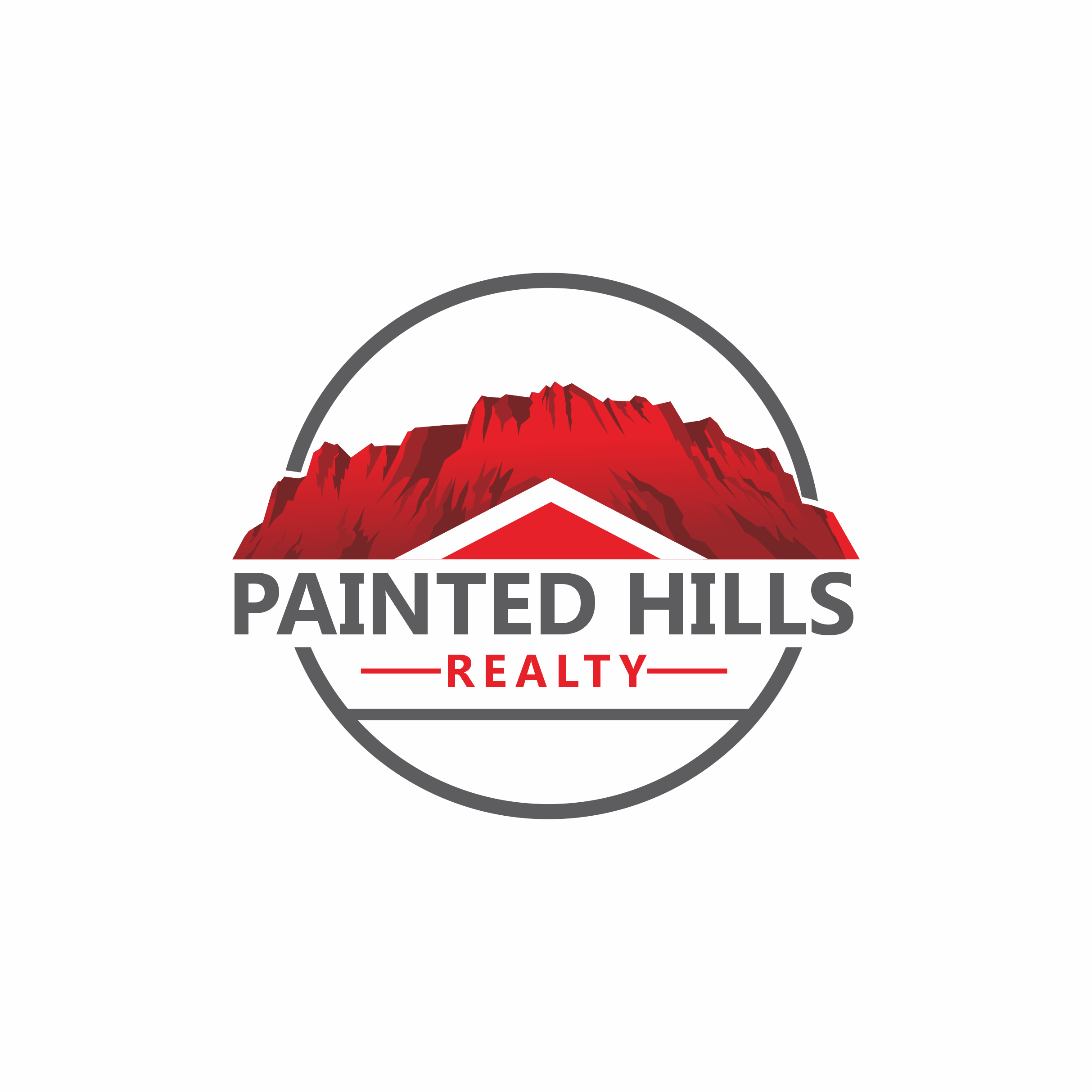 Logo Design by gheztnation for Painted Hills Realty  | Design #28838470
