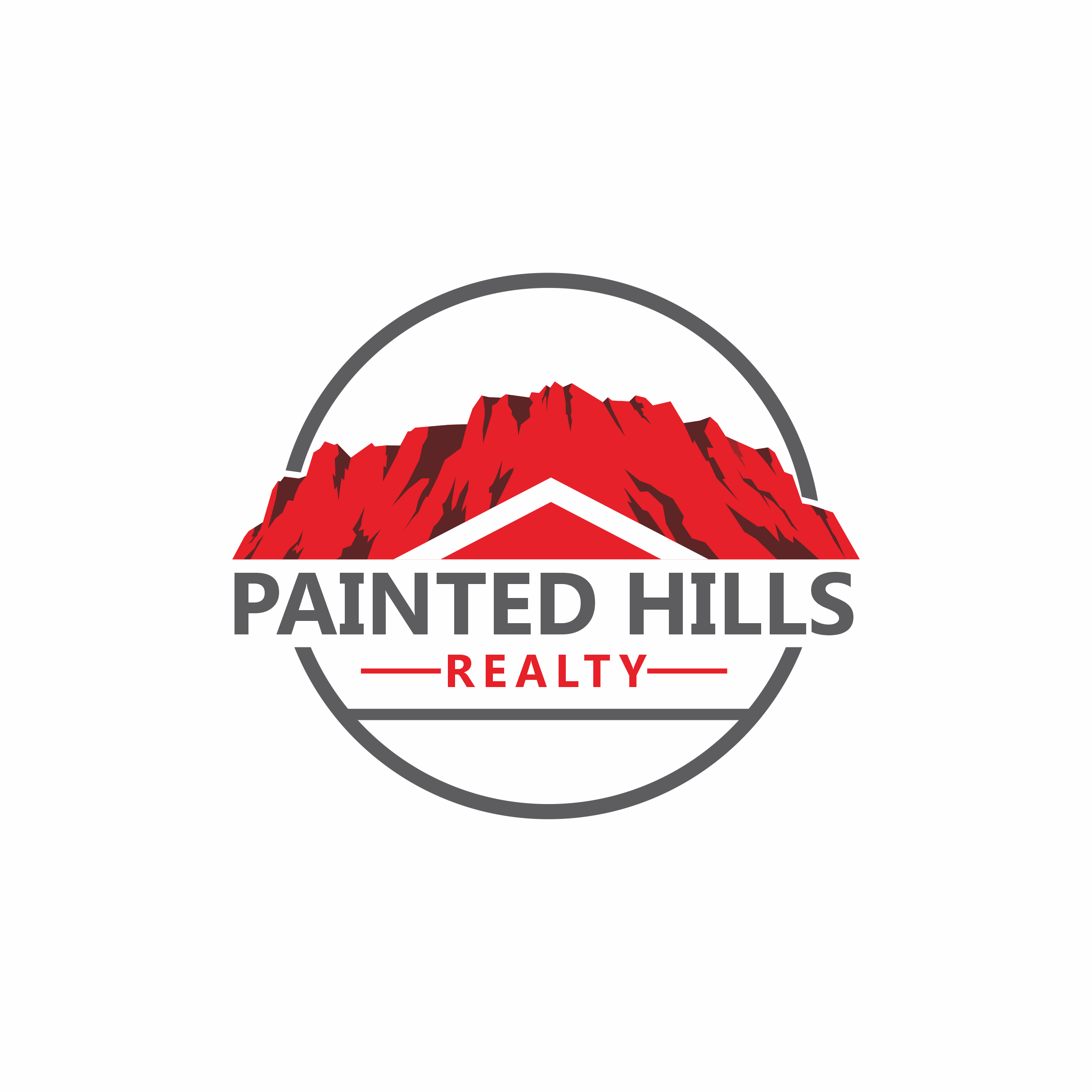 Logo Design by gheztnation for Painted Hills Realty  | Design #28838515