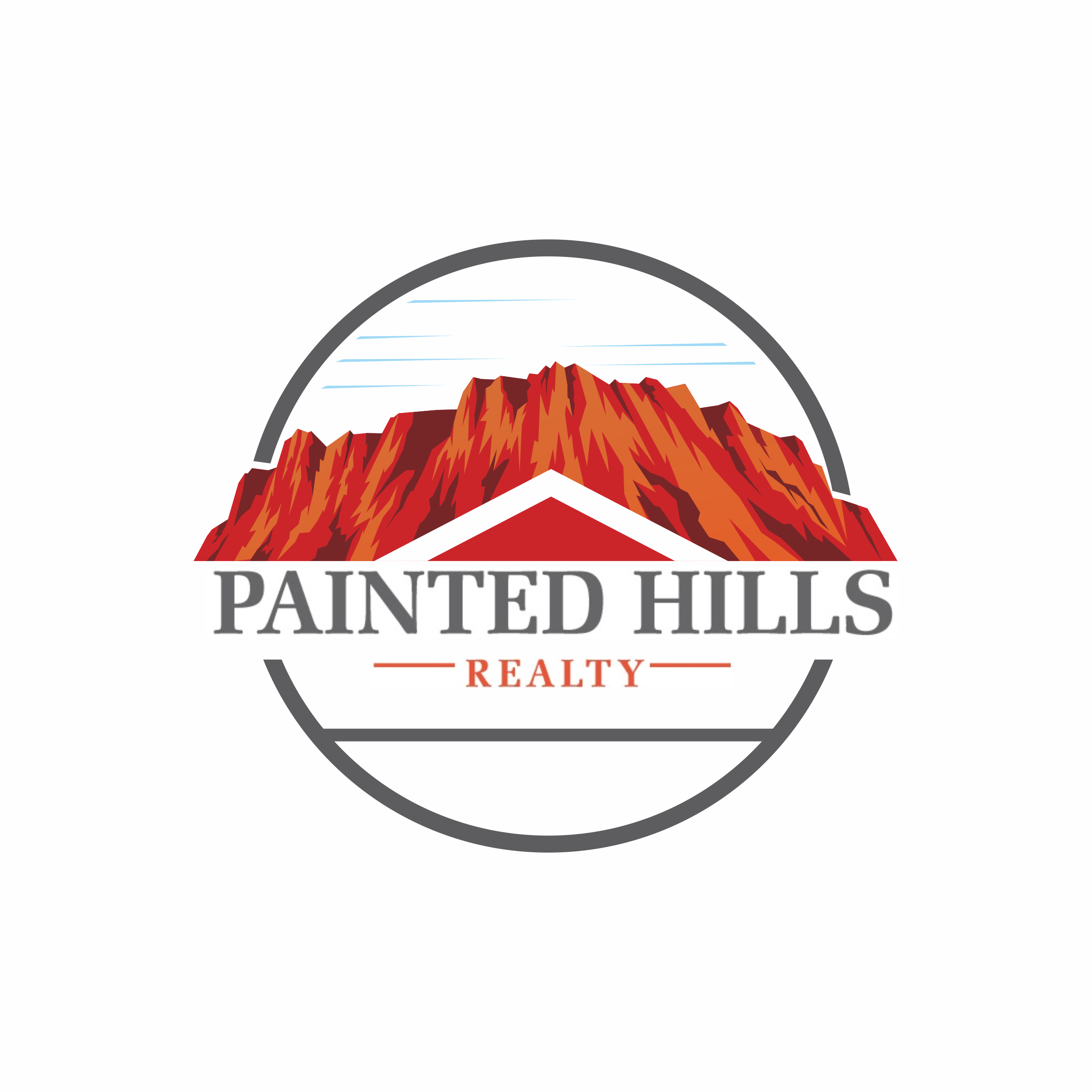 Logo Design by gheztnation for Painted Hills Realty  | Design #28843585