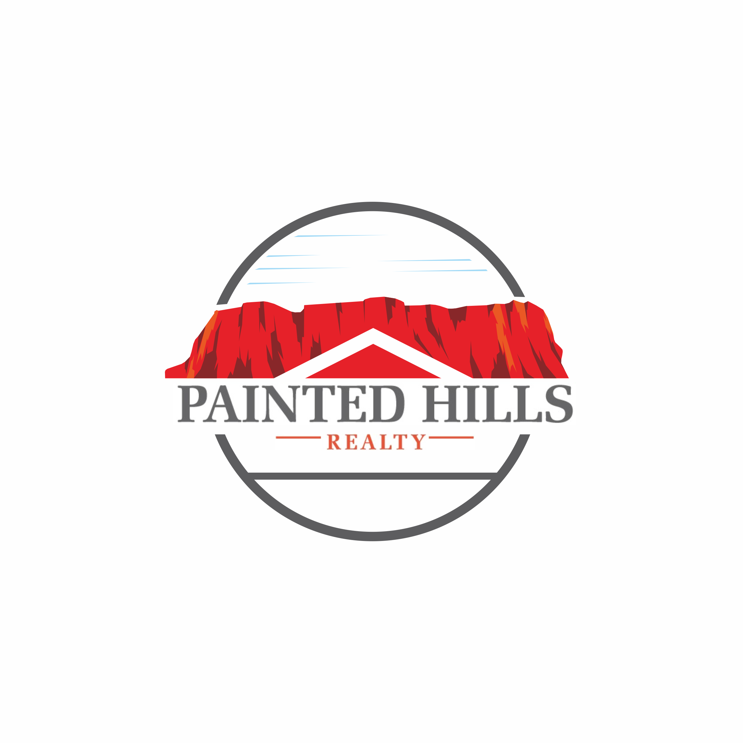 Logo Design by gheztnation for Painted Hills Realty  | Design #28848400