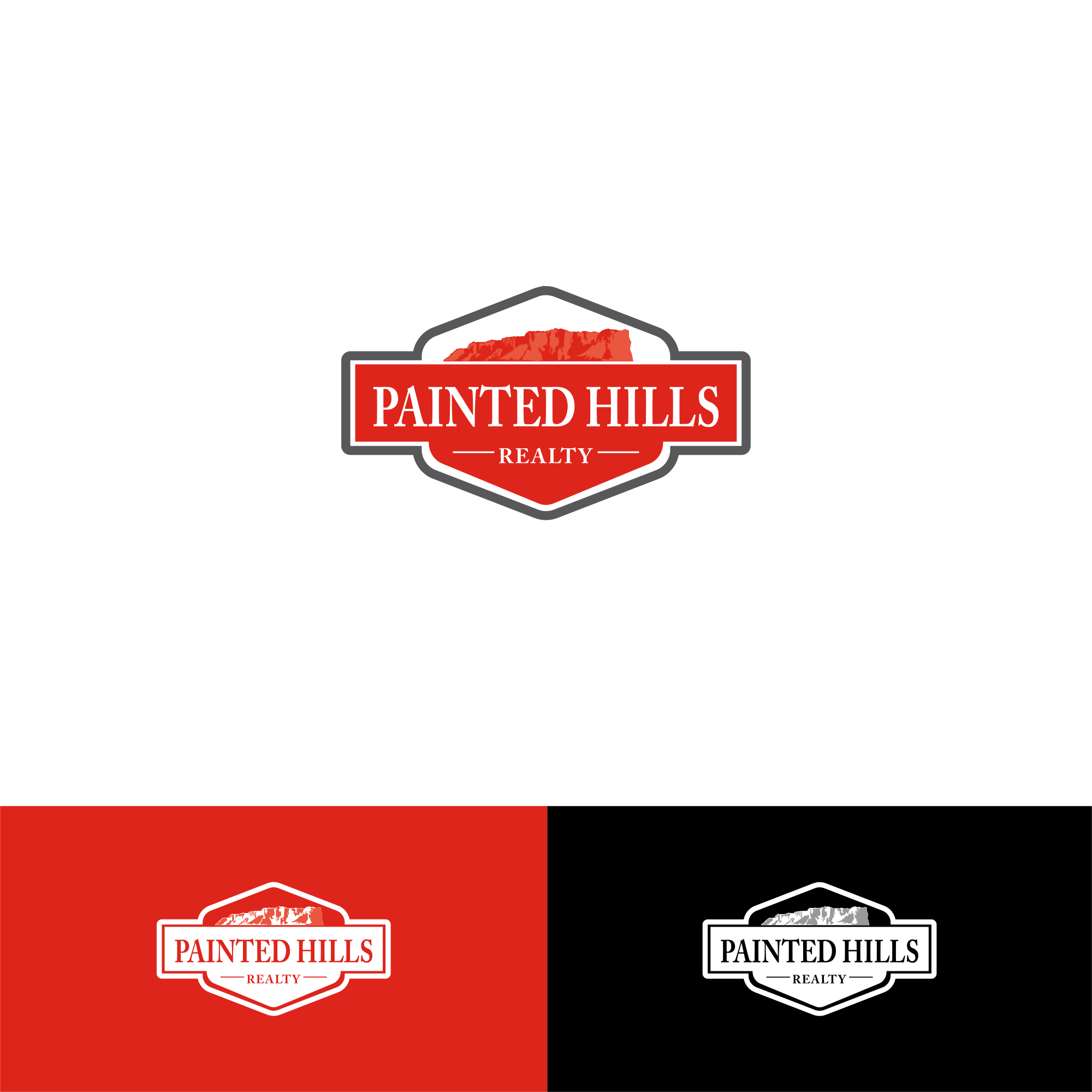 Logo Design by alitjuara for Painted Hills Realty  | Design #28841552