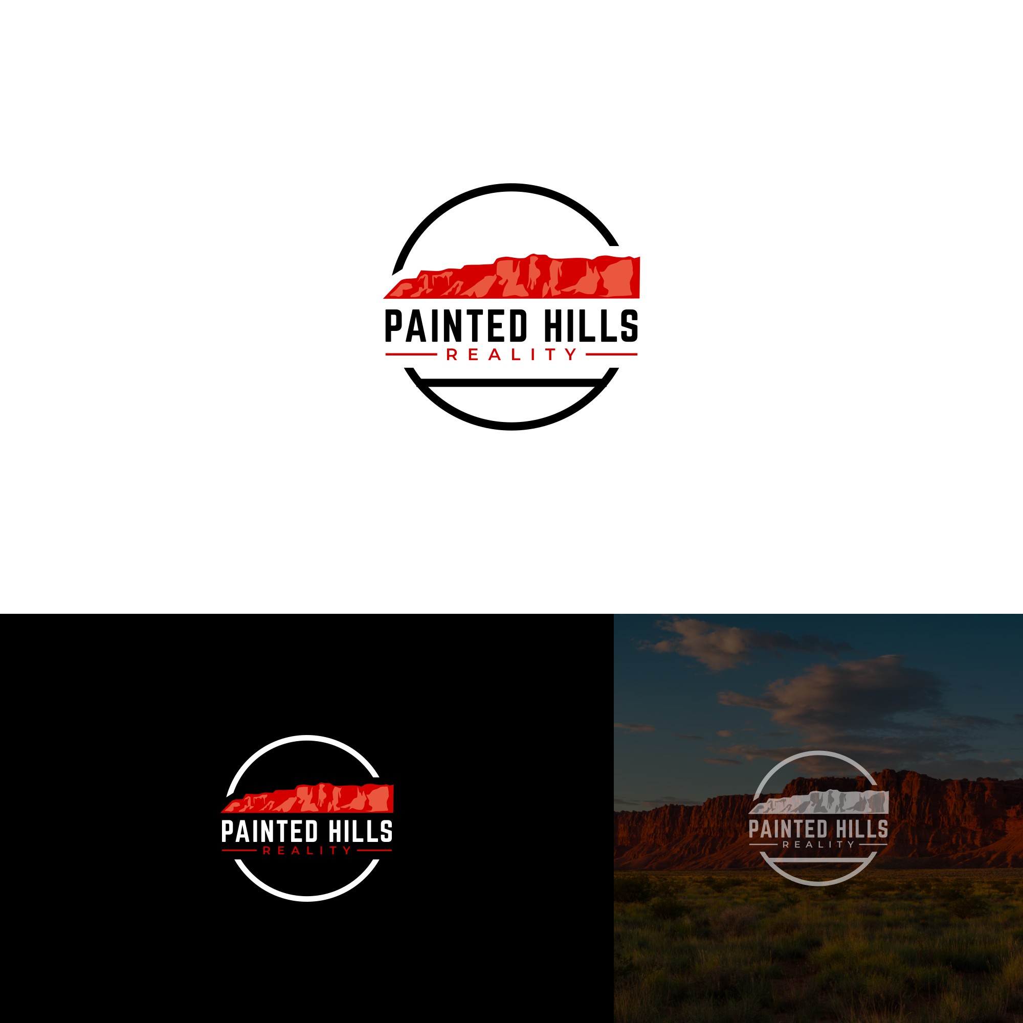 Logo Design by alitjuara for Painted Hills Realty  | Design #28842036
