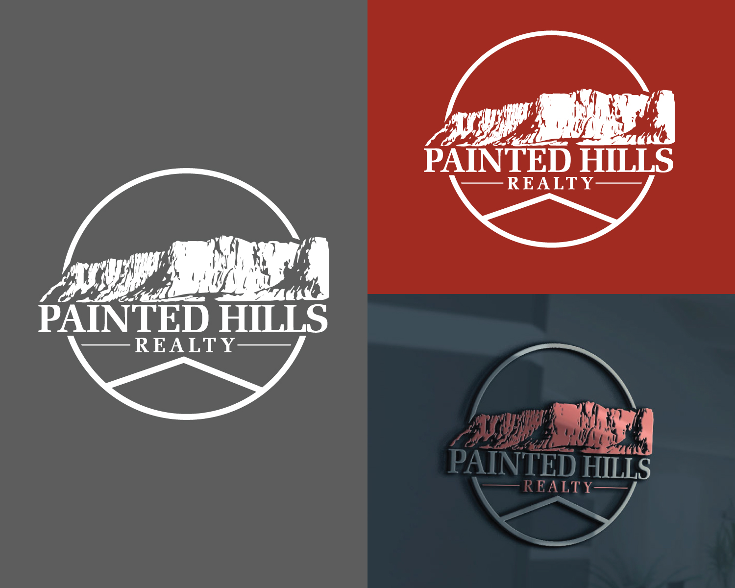 Logo Design by Atec for Painted Hills Realty  | Design #28818090