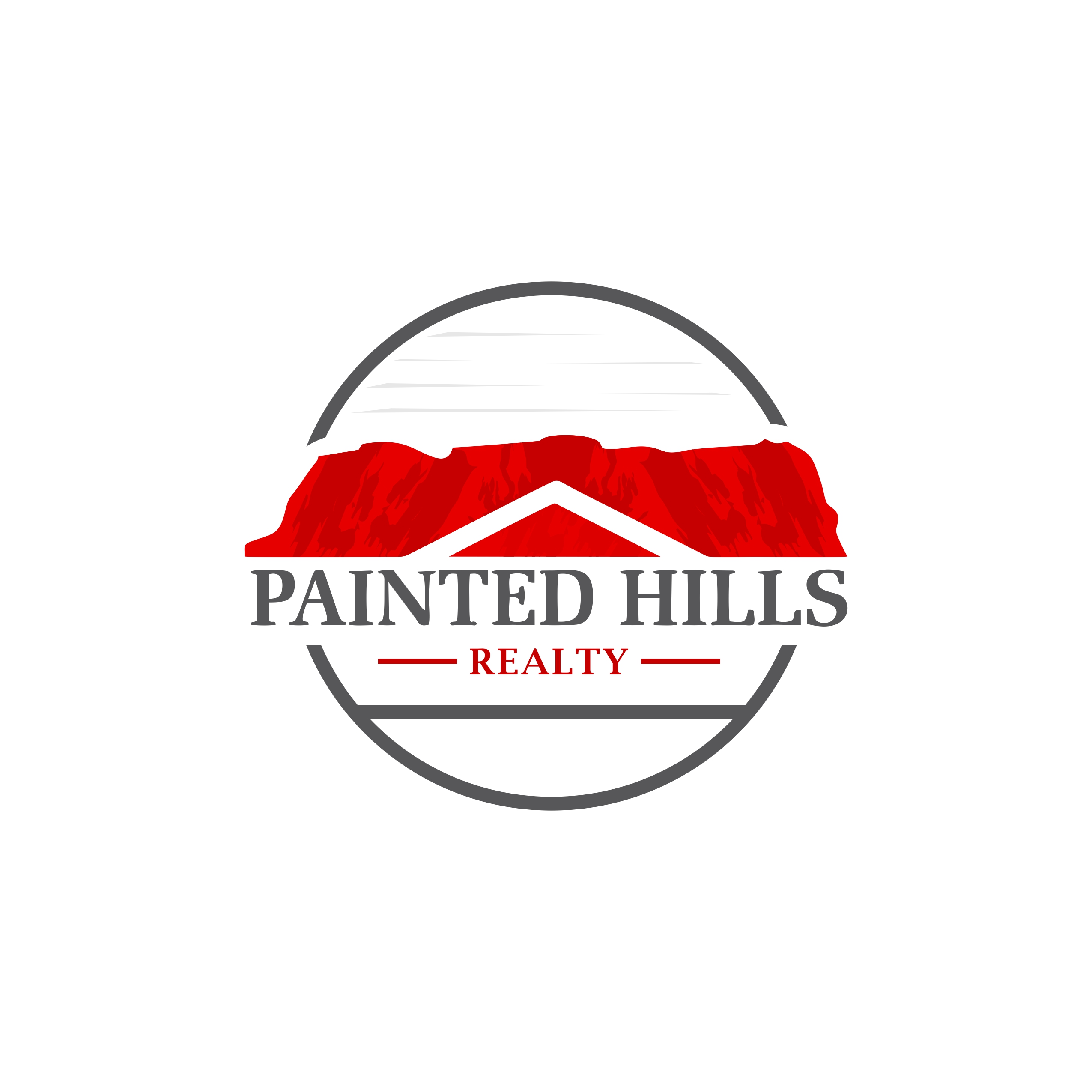 Logo Design by Rhibas for Painted Hills Realty  | Design #28816797