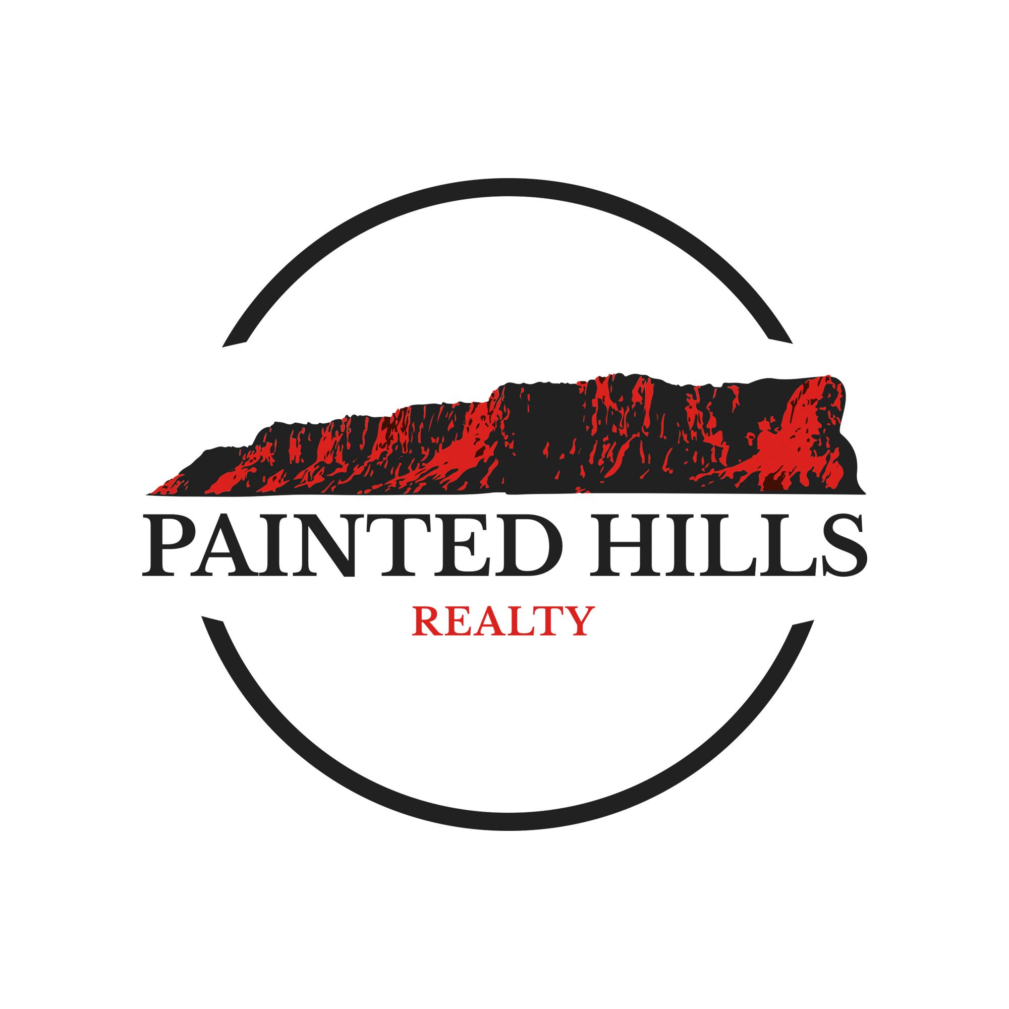 Logo Design by SleepyRobbik for Painted Hills Realty  | Design #28829151