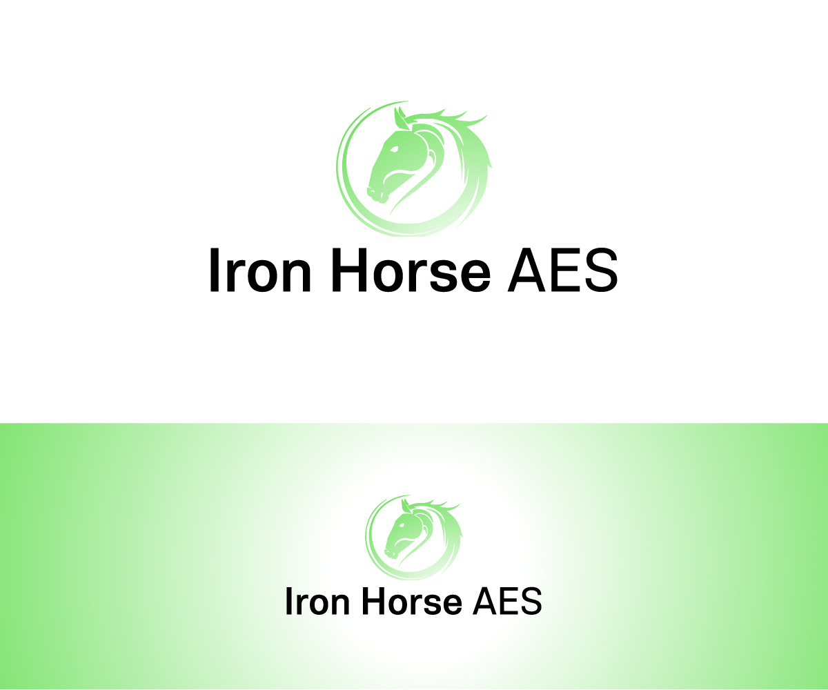 Logo Design by Kavth for Iron-Horse AES | Design #28846172