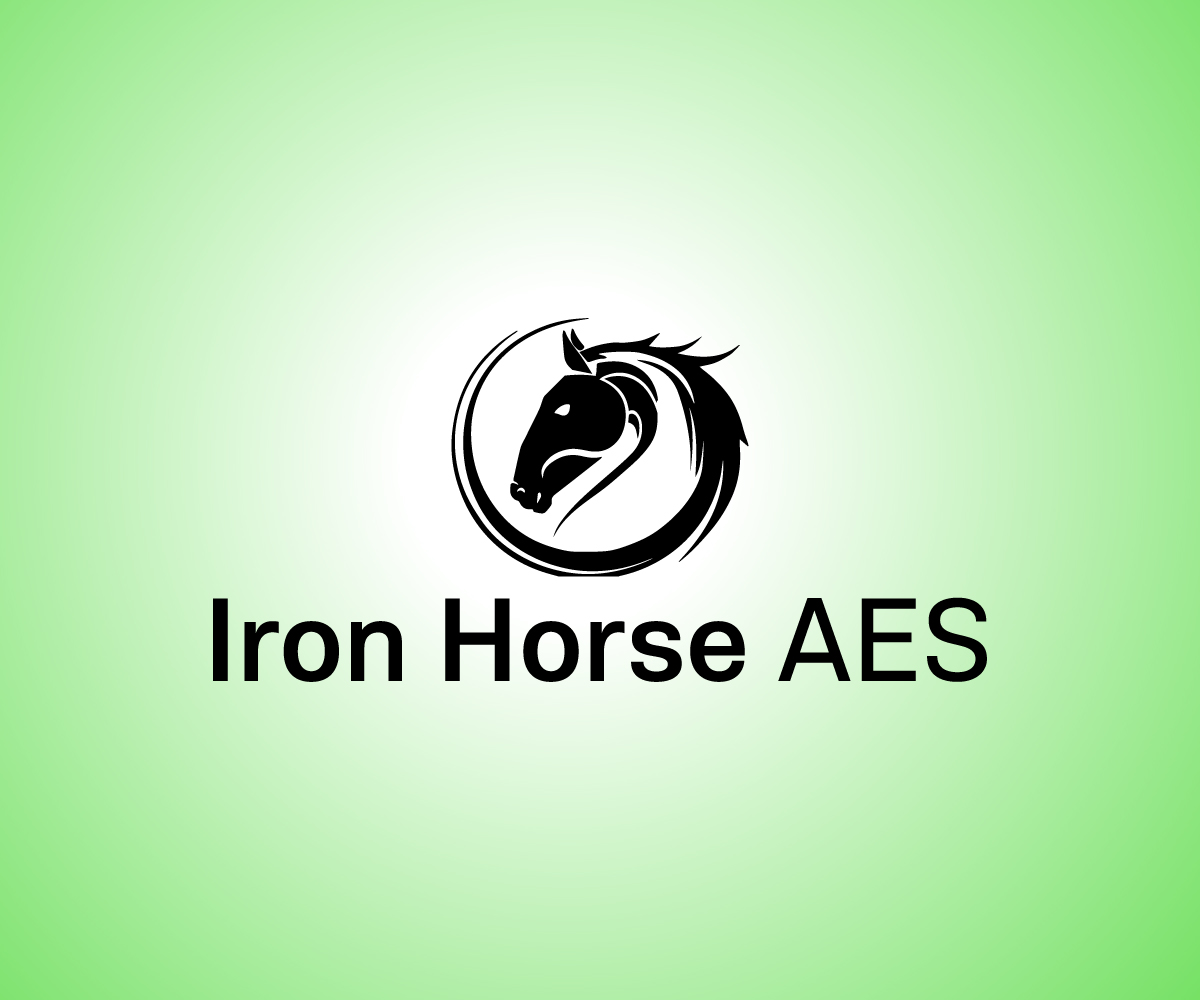 Logo Design by Kavth for Iron-Horse AES | Design #28846174