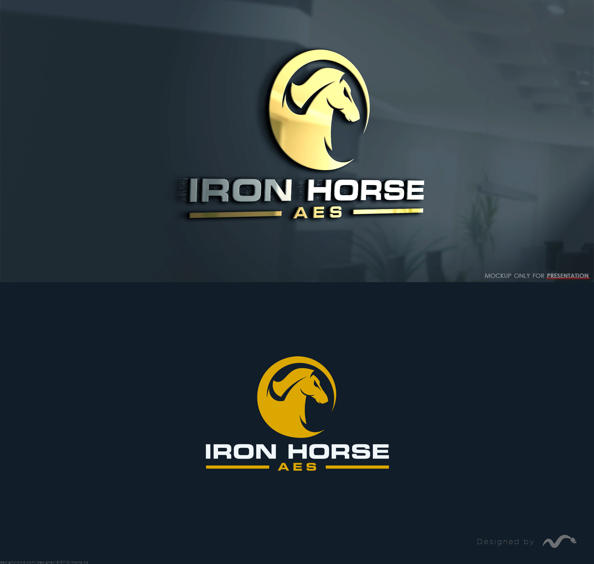Logo-Design von Mono.co für Iron-Horse AES | Design #28817679