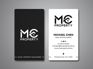 Business Card Design by Cretive Moon for MC PROPERTY | Design #28819937