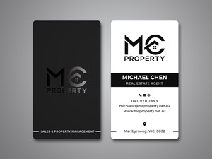 Business Card Design by Creative Moon Design for MC PROPERTY | Design: #28819938