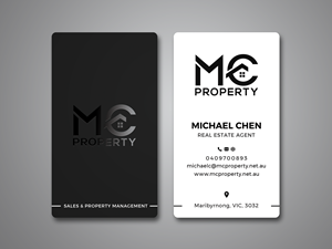 Business Card Design by Creative Moon Design for MC PROPERTY | Design: #28819939