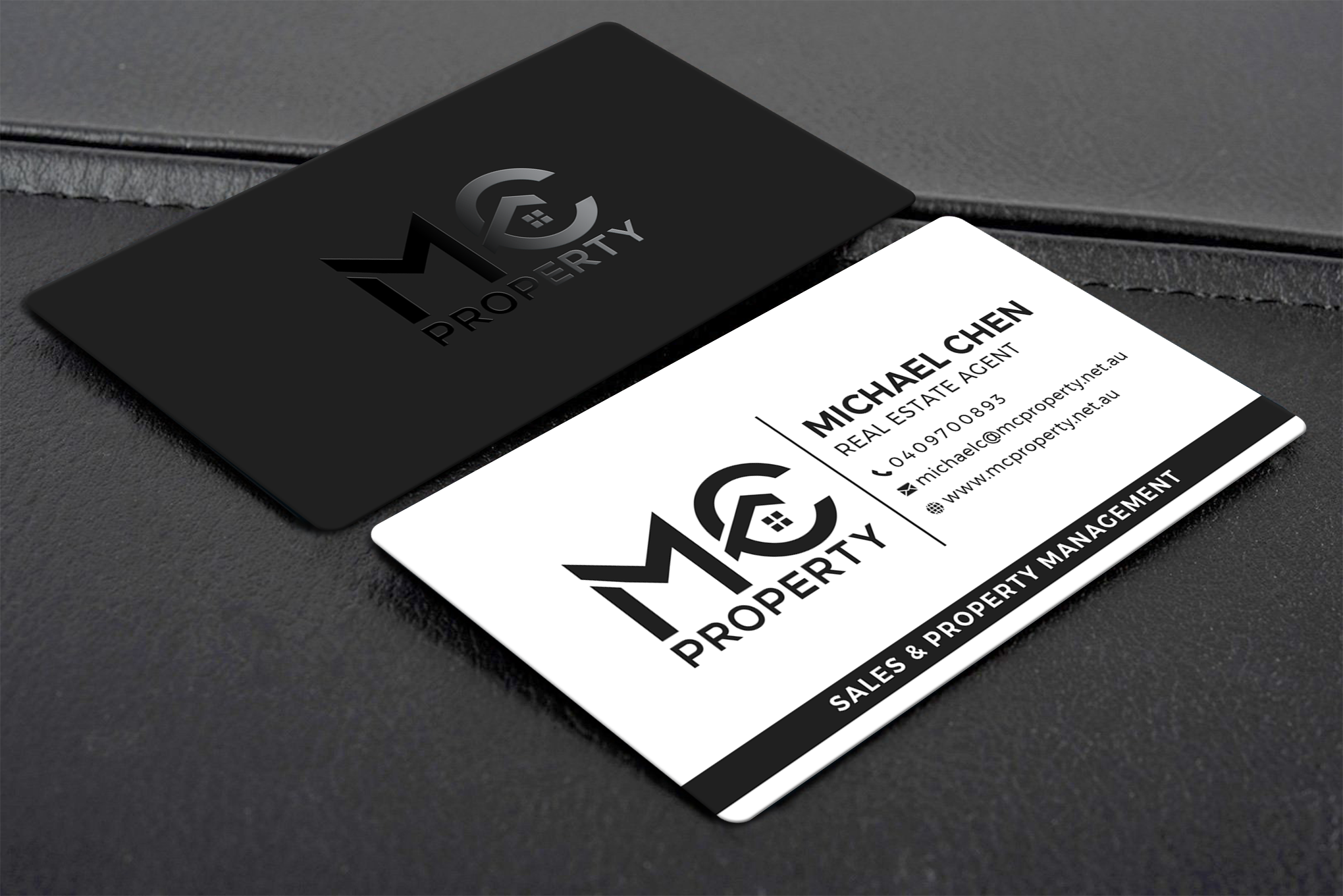 Business Card Design by Creative Moon Design for MC PROPERTY | Design #28819940