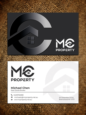 Business Card Design by Graphixpointt for MC PROPERTY | Design: #28821091